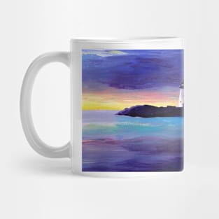 Purple Lighthouse Mug